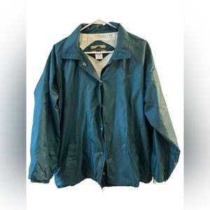 Hunter Green OutBrook Nylon Lined Windbreaker Jacket XL